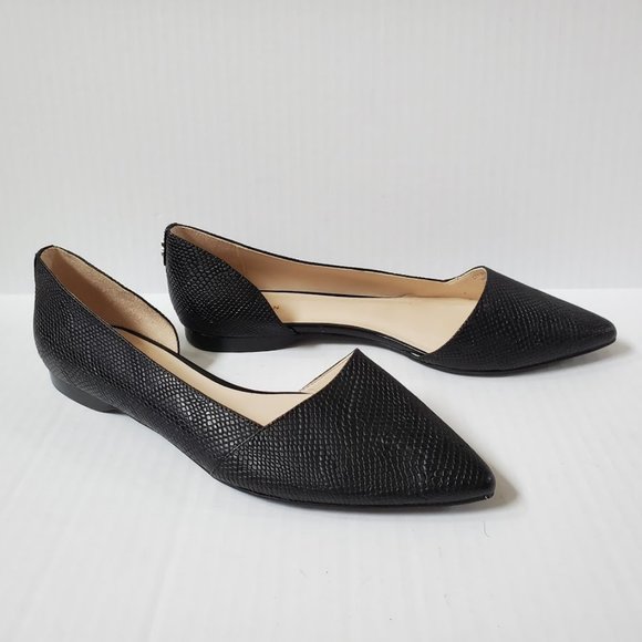 Cole Haan Shoes - Cole Haan Bambra Snake Embossed Flats 8